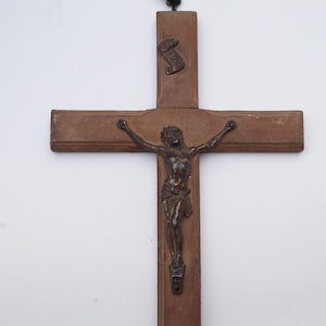 Antique  Wall Crucifix, 1930s