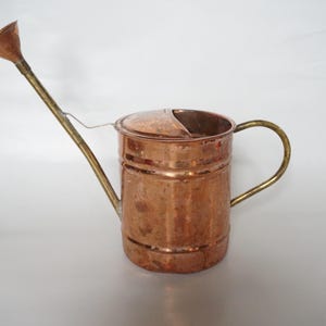 Small copper watering can, 1980s