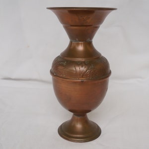 French Vintage Copper Vase, flower pot, 1960s