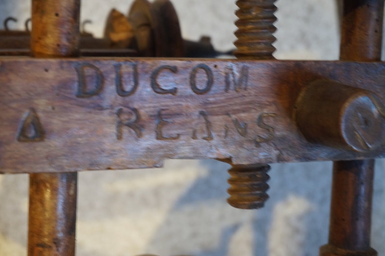 19th An Antique French Spinning Wheel
