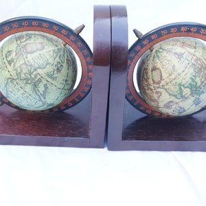 Globus Buchsends 60er Jahre, Globe Dekor