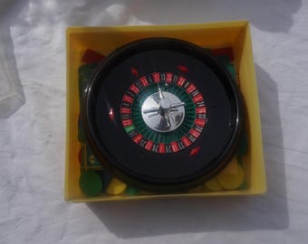 Gioco della roulette, prodotto in Francia, anni '70