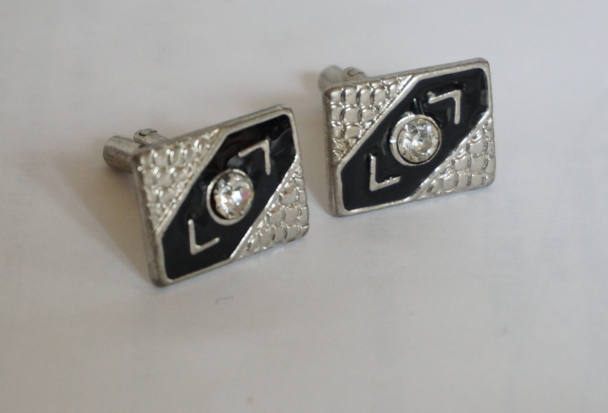 Boutons De Manchette Vintage Années 70 - Signés Destino - Modèle 050 377JL6 - Occasion