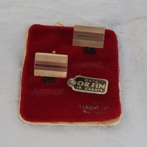 Vintage French Cuff links, 1960s