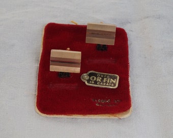 Vintage French Cuff links, 1960s