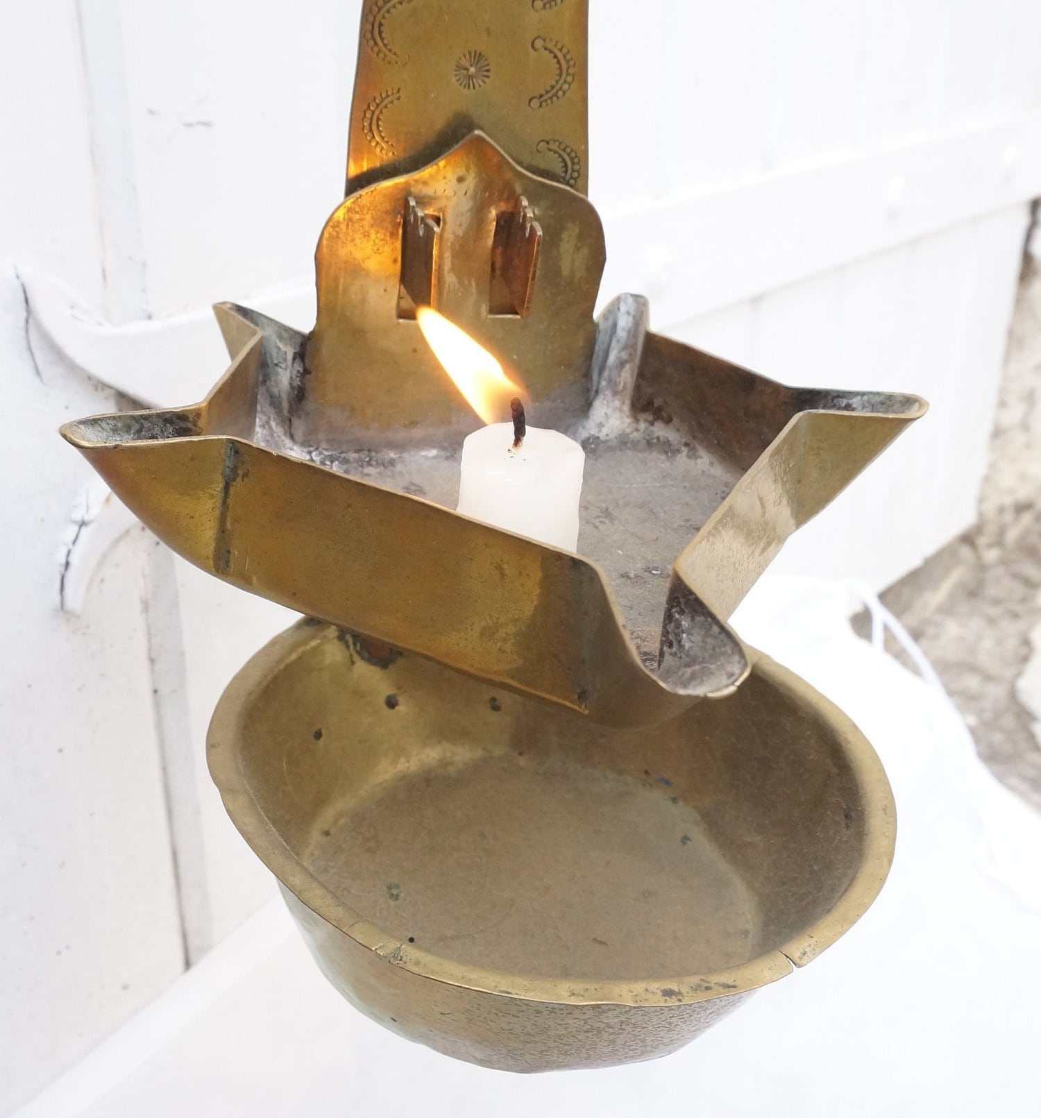 フランス1900年代　ヴィンテージ オイルランプ　オイルお付けします フランス1900年代 ヴィンテージ オイルランプ オイルお付けします