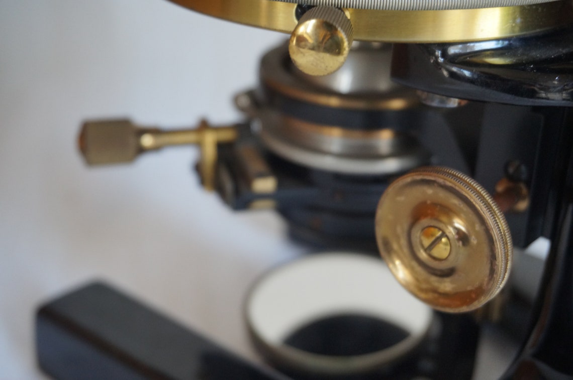 Magnificent Antique Microscope REICHERT AUSTRIA . Professional Vintage ...