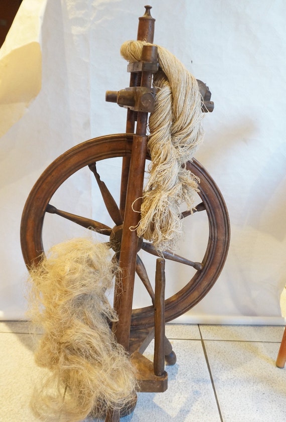 An Antique French Spinning Wheel , 19th -  Israel