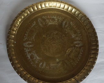 Brass Serving Tray, 1960s