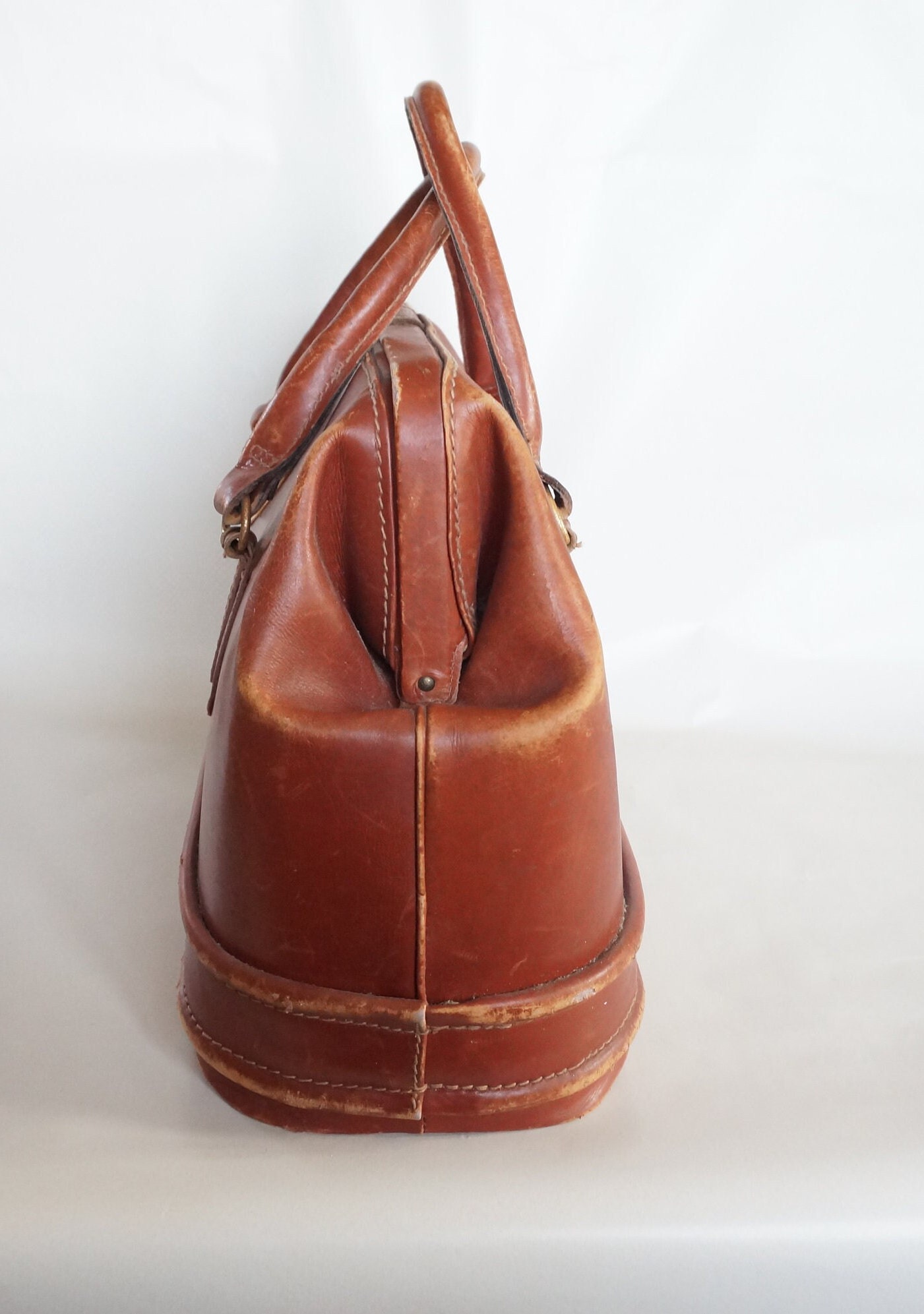 Vintage Leather Doctor Bag, 1950s - Etsy