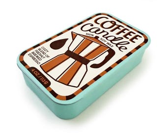 Coffee Candle – Hand-Poured Natural Soy 2-Wick Candle, Unique Home & Kitchen Gift