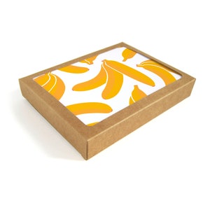 Greeting Card Set of 6, Banana Card