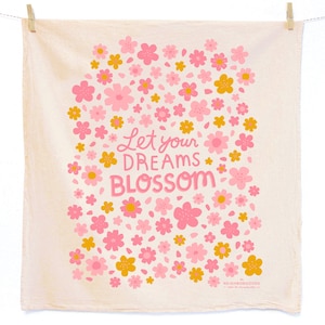 Cherry Blossom - Dish towel, Kitchen Towel, Tea Towel