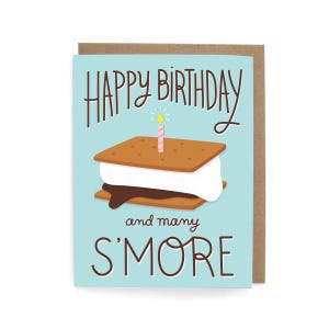 S&#39;mores Birthday Greeting Card