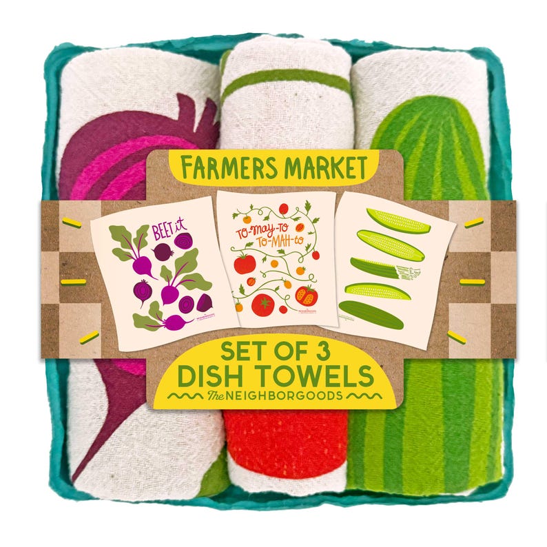 TheNeighborgoods Farmers Market Dish Towel