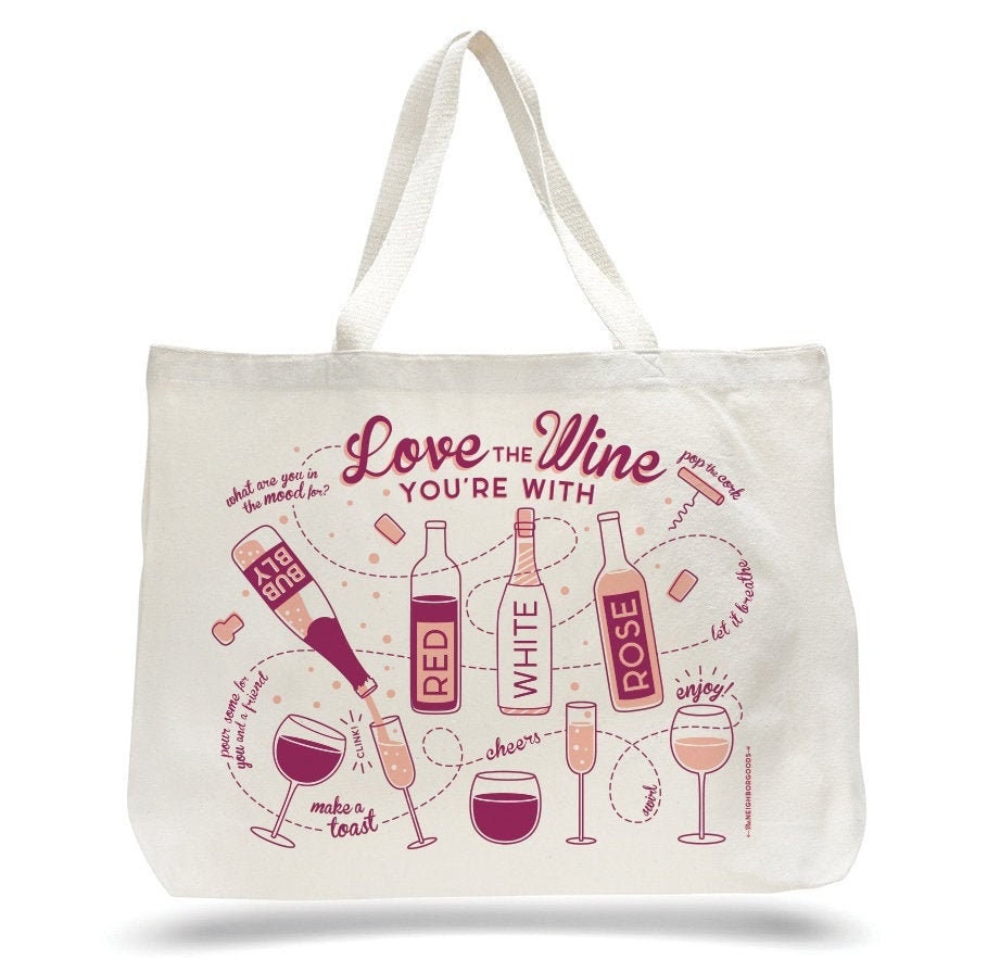 Tote bag wine deals