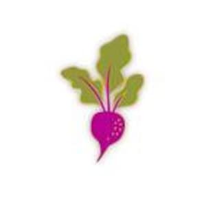 Beet It Enamel Pin