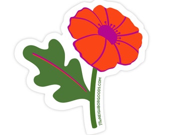 Poppy - Vinyl Sticker