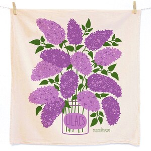 Lilac - Dish towel, Kitchen Towel, Tea Towel