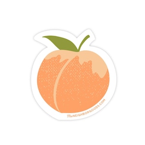 Peach - Vinyl Sticker