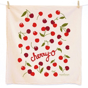 Cherry-o - Dish towel, Kitchen Towel, Tea Towel