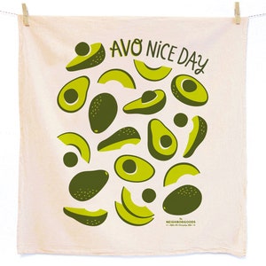 Avocado - Dish towel, Kitchen Towel, Tea Towel
