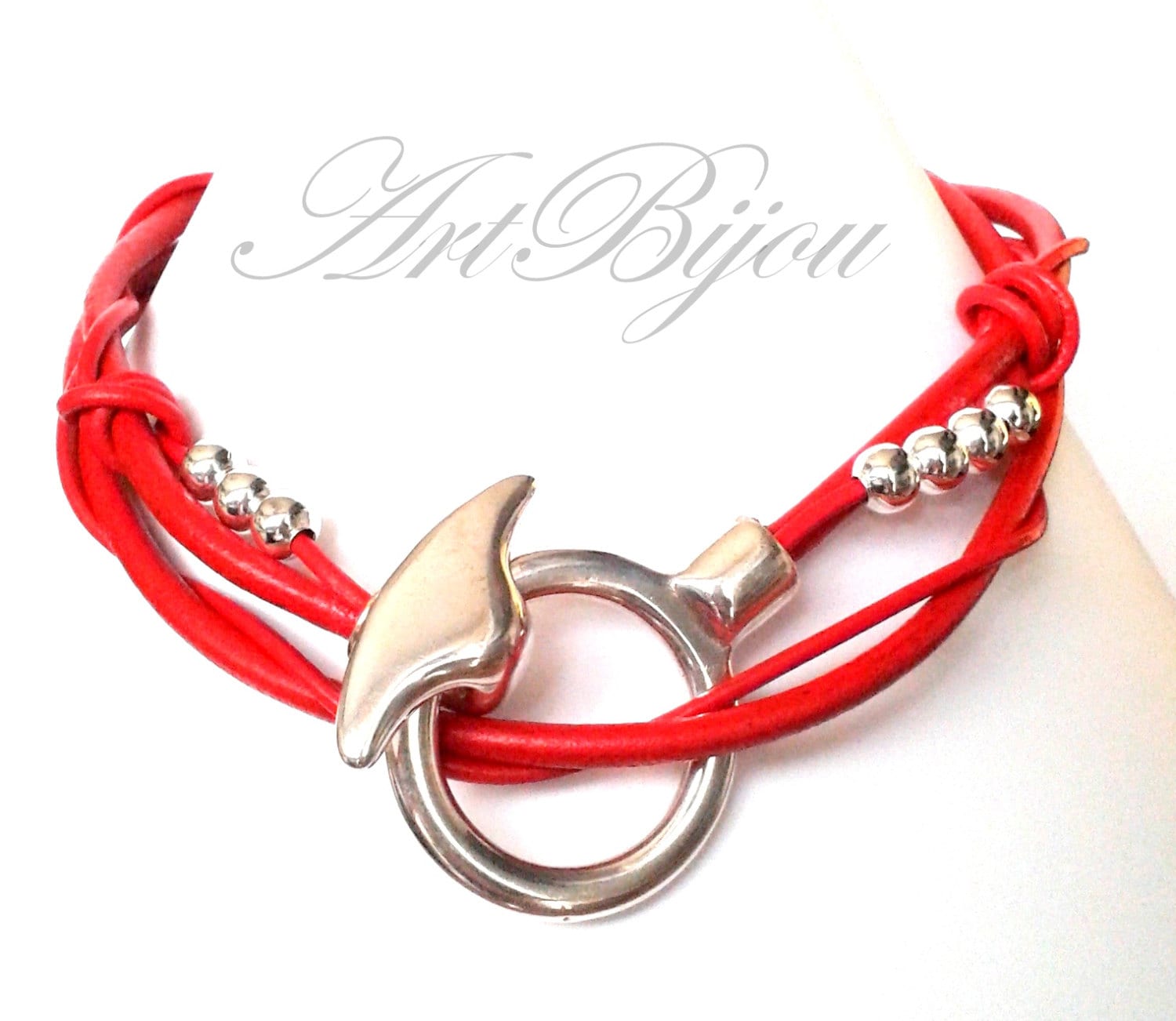PVC Necklace with Silver Plated Zamak Pendant in Black