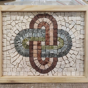 KNOT MOSAIC KIT with video lesson complete with equipment image 1