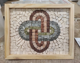 KNOT MOSAIC KIT with video lesson complete with equipment