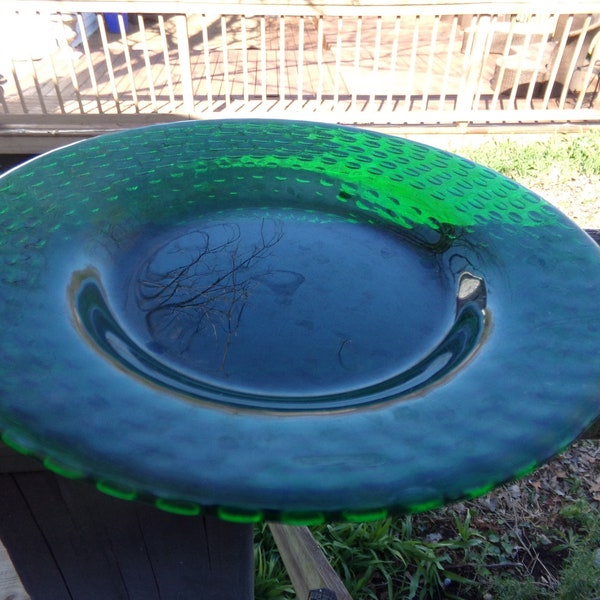 Green Dinner Plate Etsy