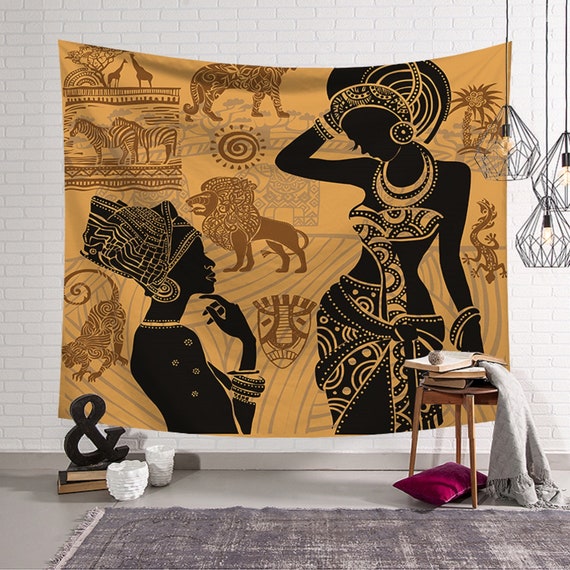 Wall Tapestry African Home Decor Art Tapestry Africa Etsy
