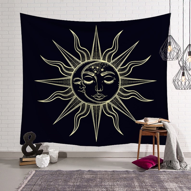 Tapestry Home Decor Wall Art Wall Tapestries Sunshine Etsy