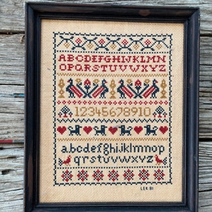 Beautiful Alphabet Cross-stitch