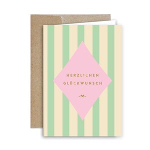 Tarjeta de felicitación CIRCUS mintcreme