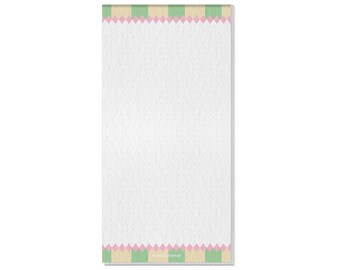 Notepad CIRCUS mintcreme / Writing pad / Shopping list / Kitchen block / narrow block / Writing pad narrow / Watch list / ToDo list