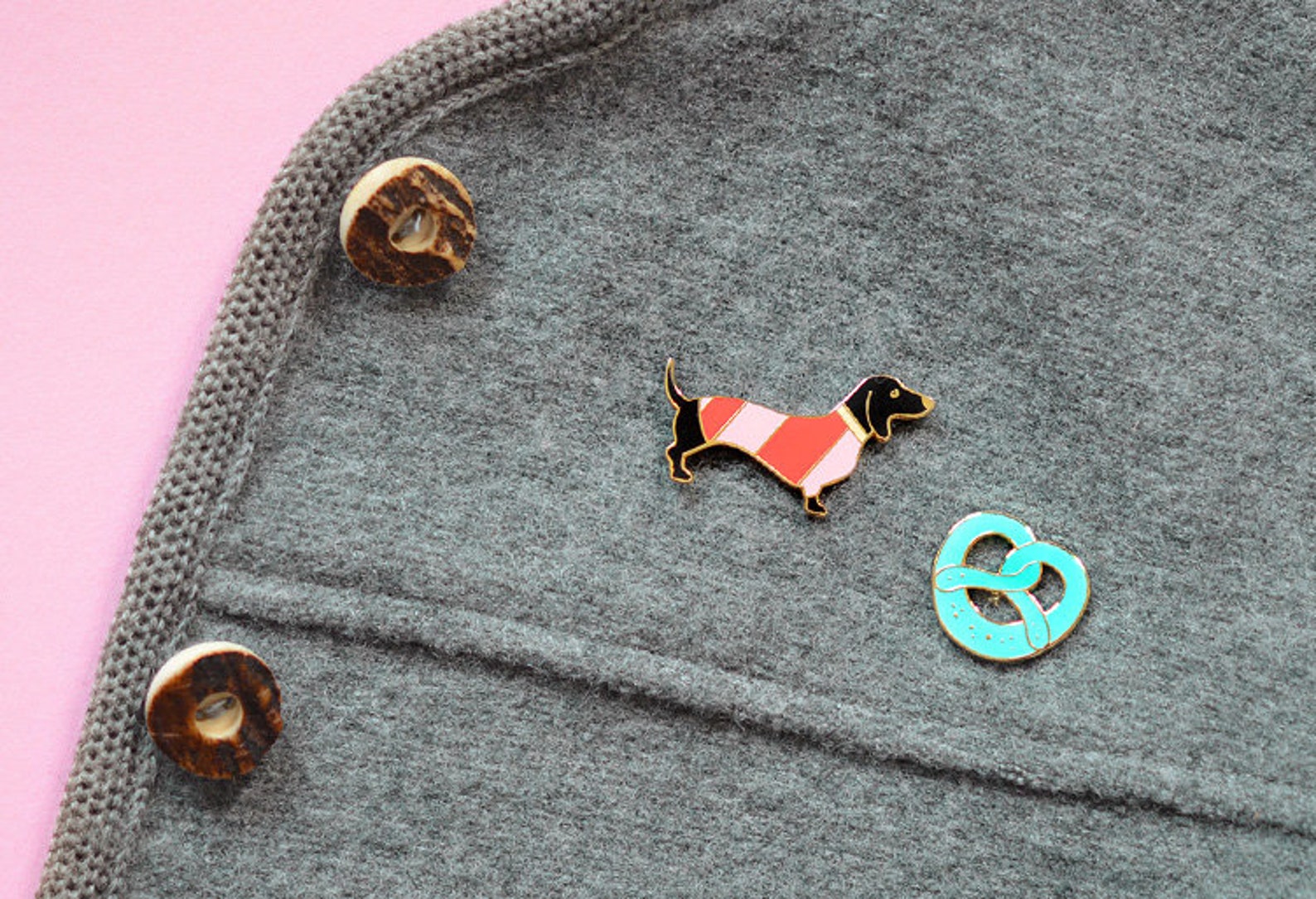 Dachshund Enamel-pin // Red // Sausage Dog Pin - Etsy - What To Do If Dog Eats A Pin