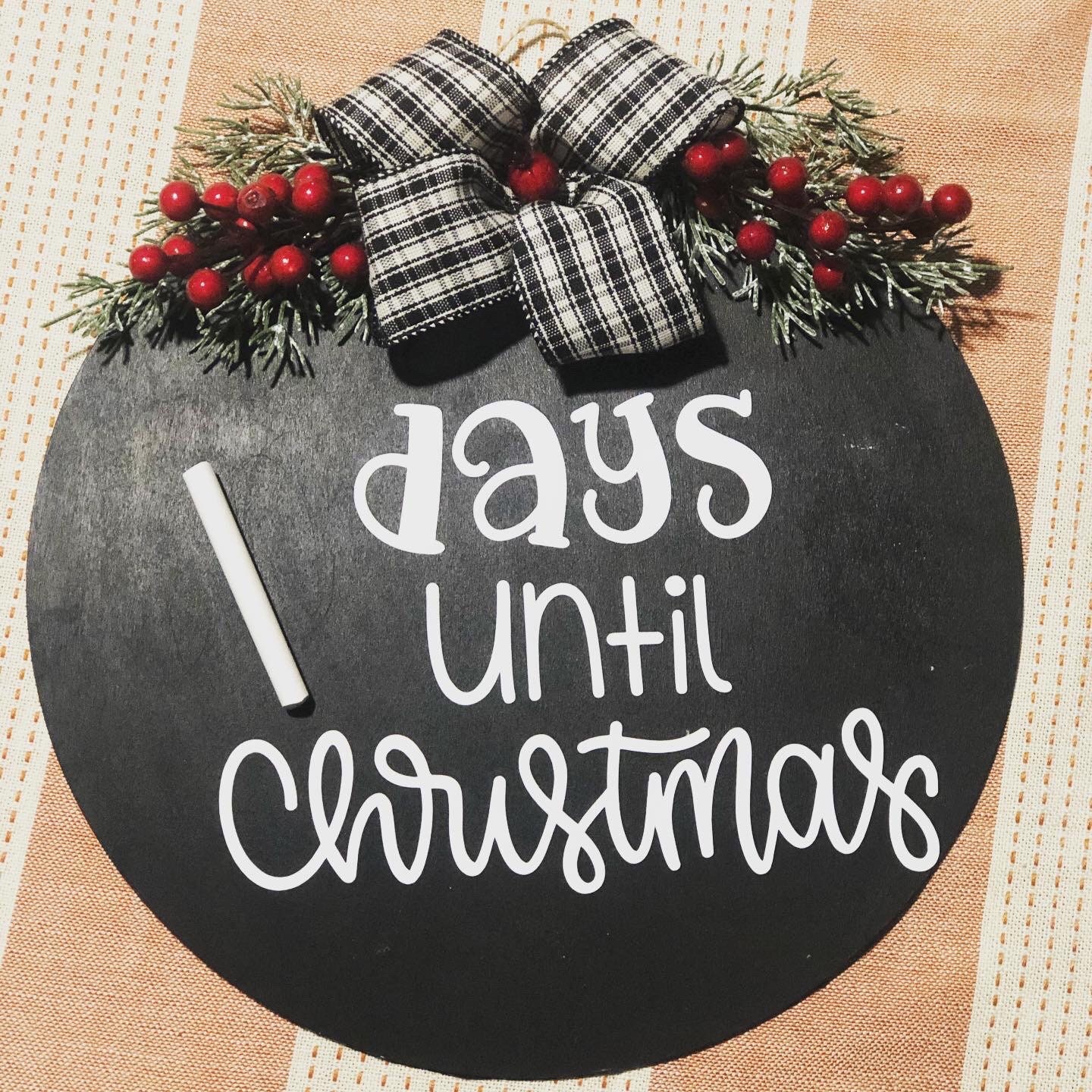 Christmas countdown-days till Christmas-Christmas | Etsy