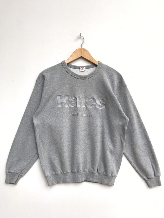 Vintage Hanes Embroidery Sweatshirt / Hanes Sportw