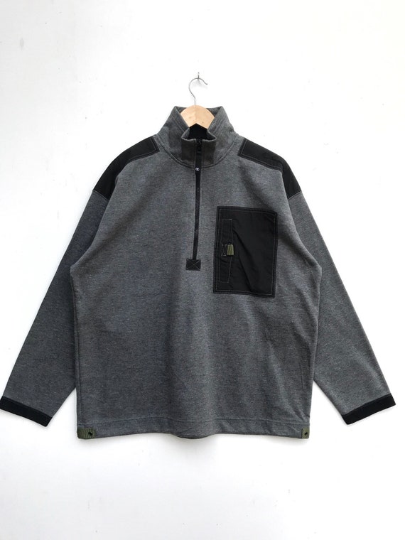 Vintage Champion Half Zipper Sweater / Champion Pu