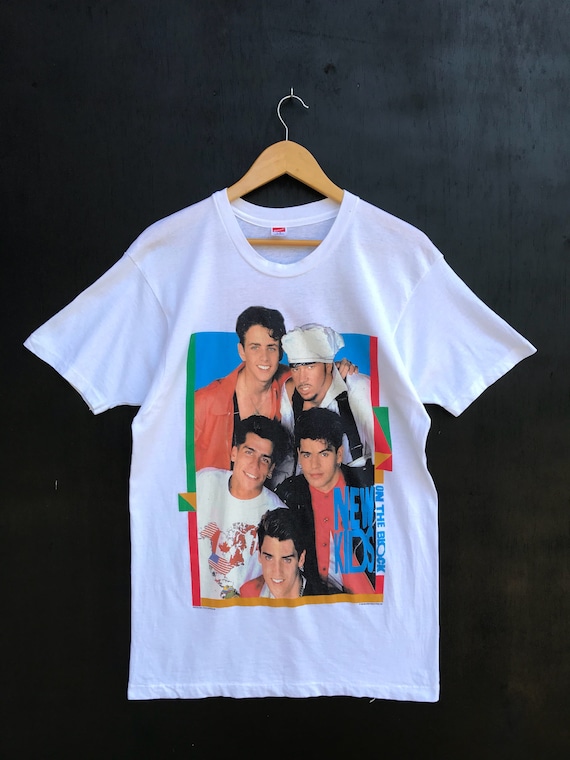 Vintage 90s New Kids On The Block Band Shirt / Roc
