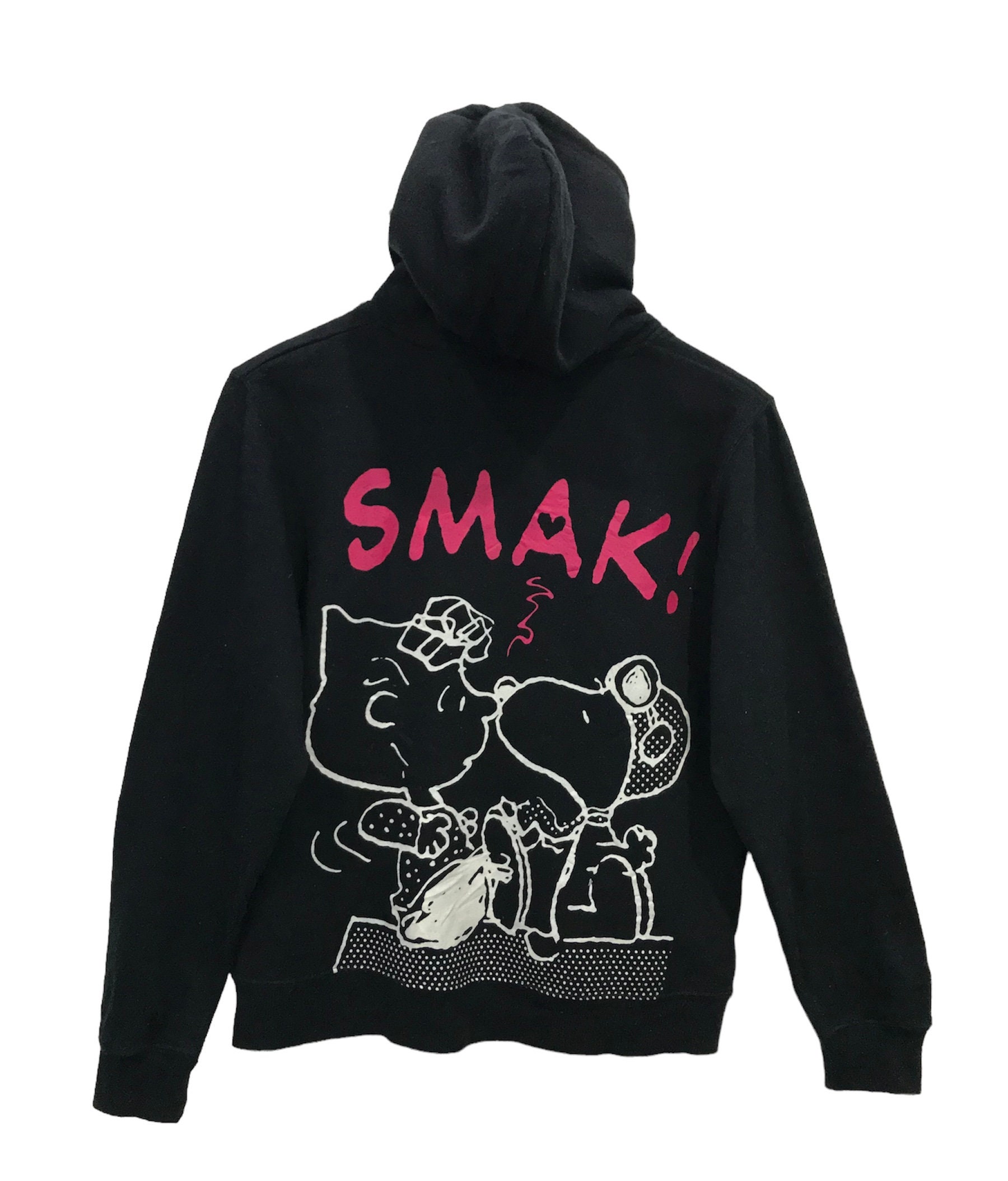 Vintage Snoopy Peanuts Big Print Hoodie / Cartoon Sweater