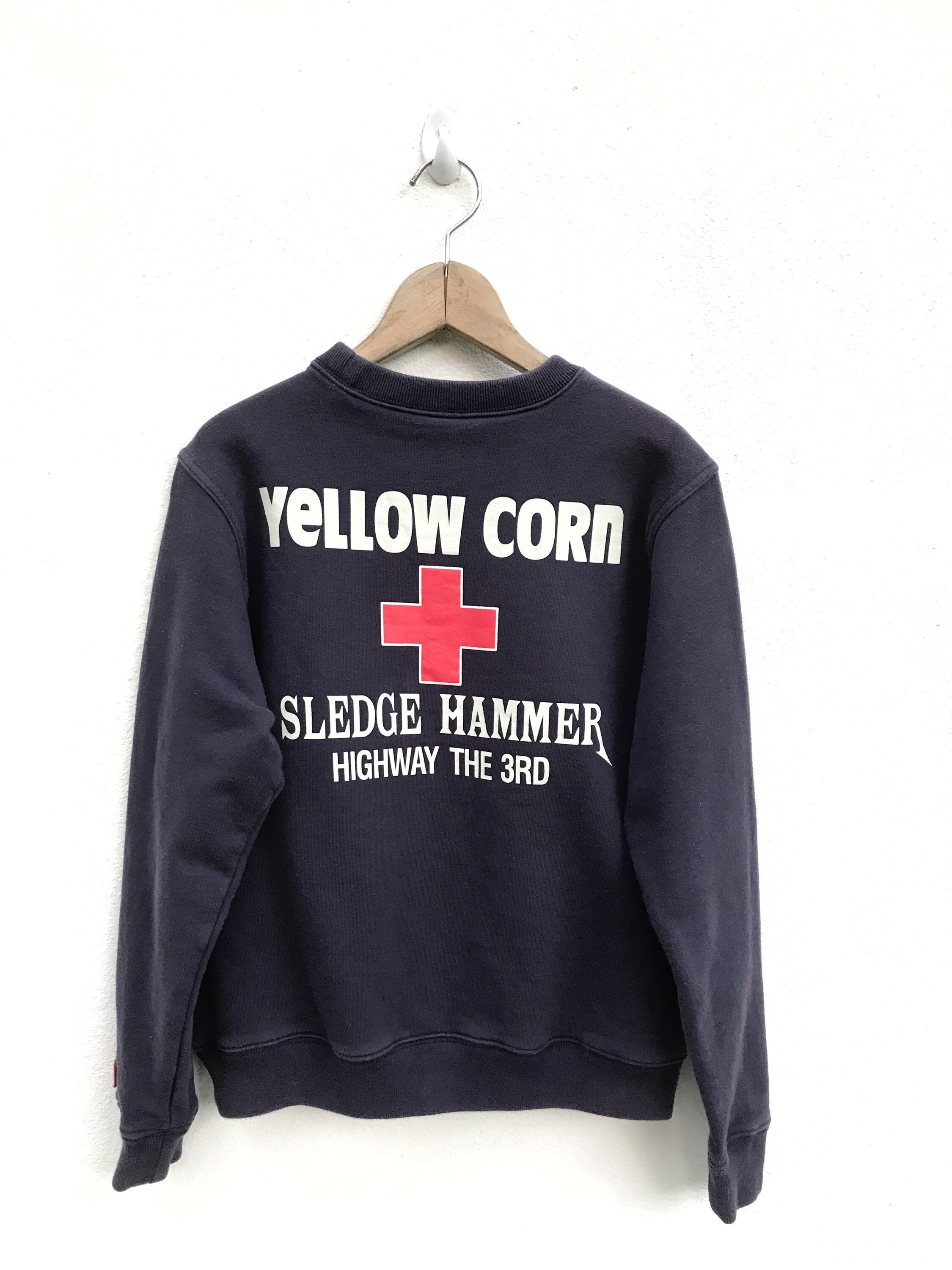 Vintage Yellow Corn Sledge Hammer Sweatshirt / Yellow Corn Racing / Motosport