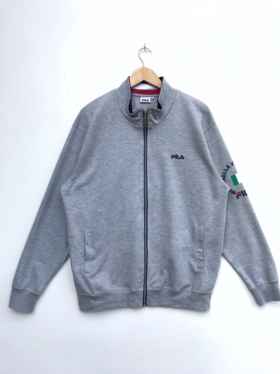 Vintage Fila Zipper Sweater / Fila Jacket / Fila S