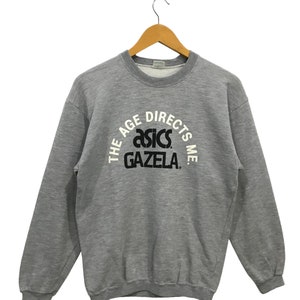 Vintage Asics Gazela Japan Sweatshirt / Training Sweater / Asics Sportwear Shirt.. S73..