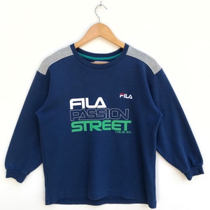 Vintage Fila Pullover Sweater / Casual Clothing / Fila Sport Sweater / Fila Italia / Streetwear / Fila Biella Italia.. S219..