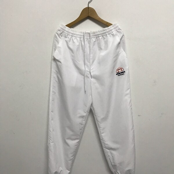 Vintage Ellesse Embroidery Logo Pants/Casual Pants/Ellesse Pants/Ellesse Tennis/Ellesse Sportwear