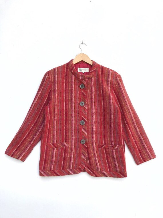 Vintage Hardy Amies London Button Jacket / Hardy A