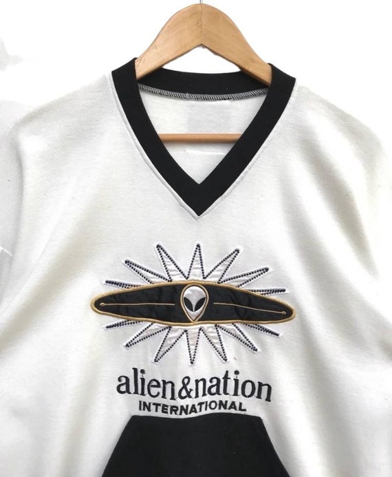 alien nation フットボールシャツ フリーサイズ エイリアン