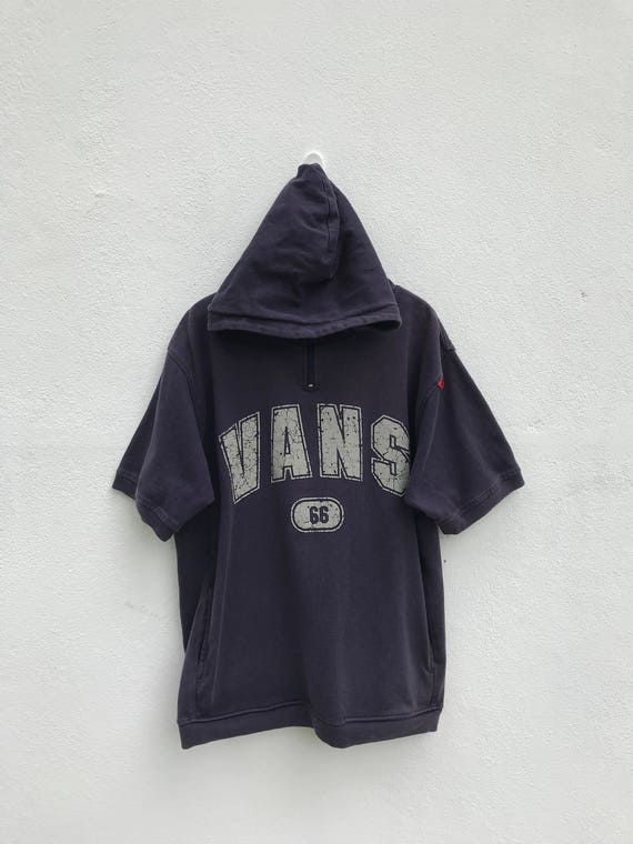 vans short sleeve hoodie