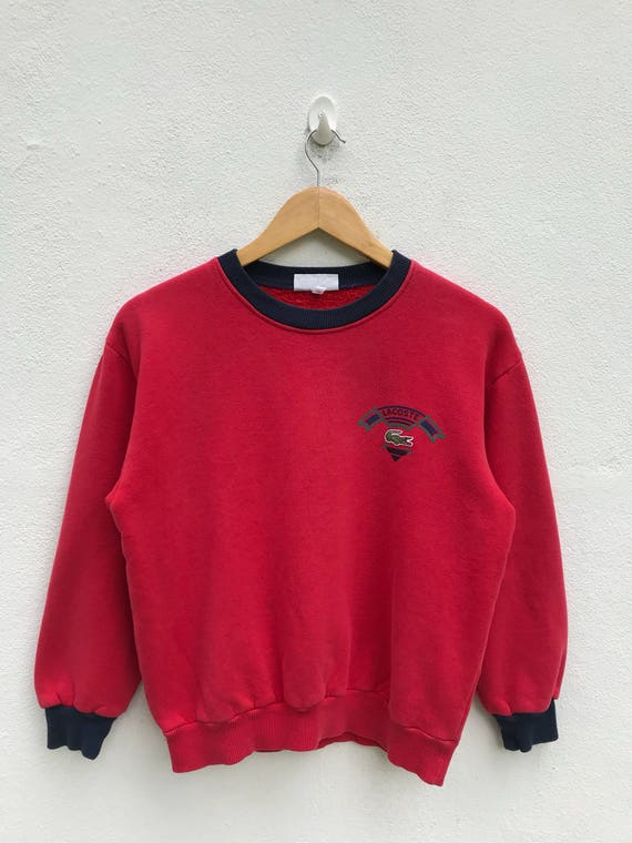 Lacoste vintage Cross drapeau sweat 